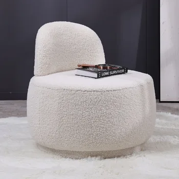 Дизайнерские стулья в скандинавском стиле, Белые Удобные Напольные кресла для гостиной, Мягкое кресло с откидной спинкой Relax Silla, Доступные Предметы домашнего обихода