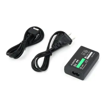 Зарядное устройство с американской вилкой, Блок питания, адаптер переменного тока с USB-кабелем для передачи данных, шнур для PS Vita Для PSV 1000