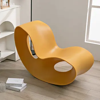Скандинавское кресло-качалка с откидной спинкой для домашней гостиной, ленивое кресло-качалка, односпальный диван, кресло для взрослых, кресло для отдыха на балконе, кресло для отдыха