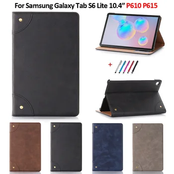 Чехол в стиле бизнес-книжки для Samsung Galaxy Tab S6 Lite cover SM-P610 SM-P615 Slim Shell для Galaxy Tab S6 Lite Case Coque Funda